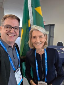 Igor Cozzo, CEO da ABTD, na ATD com a Dra Amy Edmondson