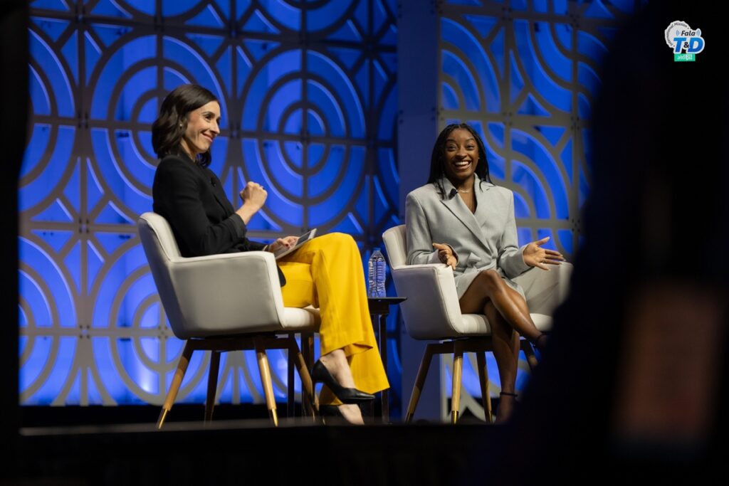 Simone Biles abriu a ATD 25, em Washington