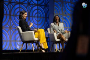 Simone Biles abriu a ATD 25, em Washington