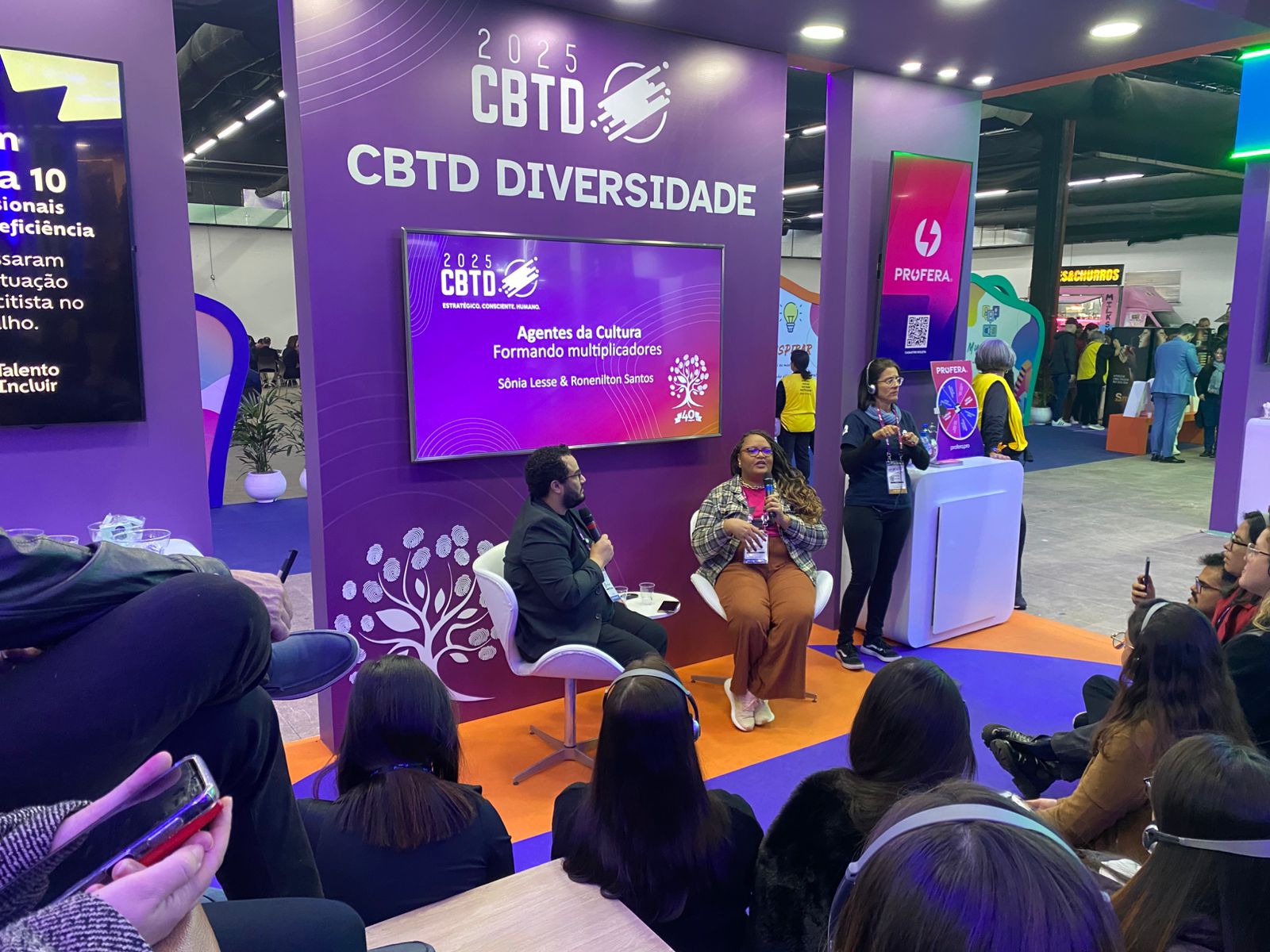 Sônia Lesse e Rony Santos cbtd 2025 cultura organizacional inclusiva