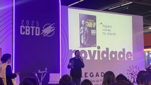 Diogo Portugal no CBTD 2025 fala sobre Empreendendo Risos
