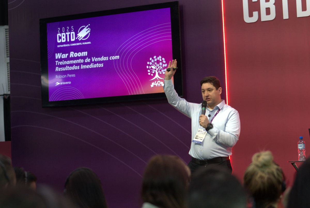 Robson Peres, treinador da Bravend, estará no CBTD 2026 para falar sobre a transformação da inteligência no mercado que redefine a atuação comercial